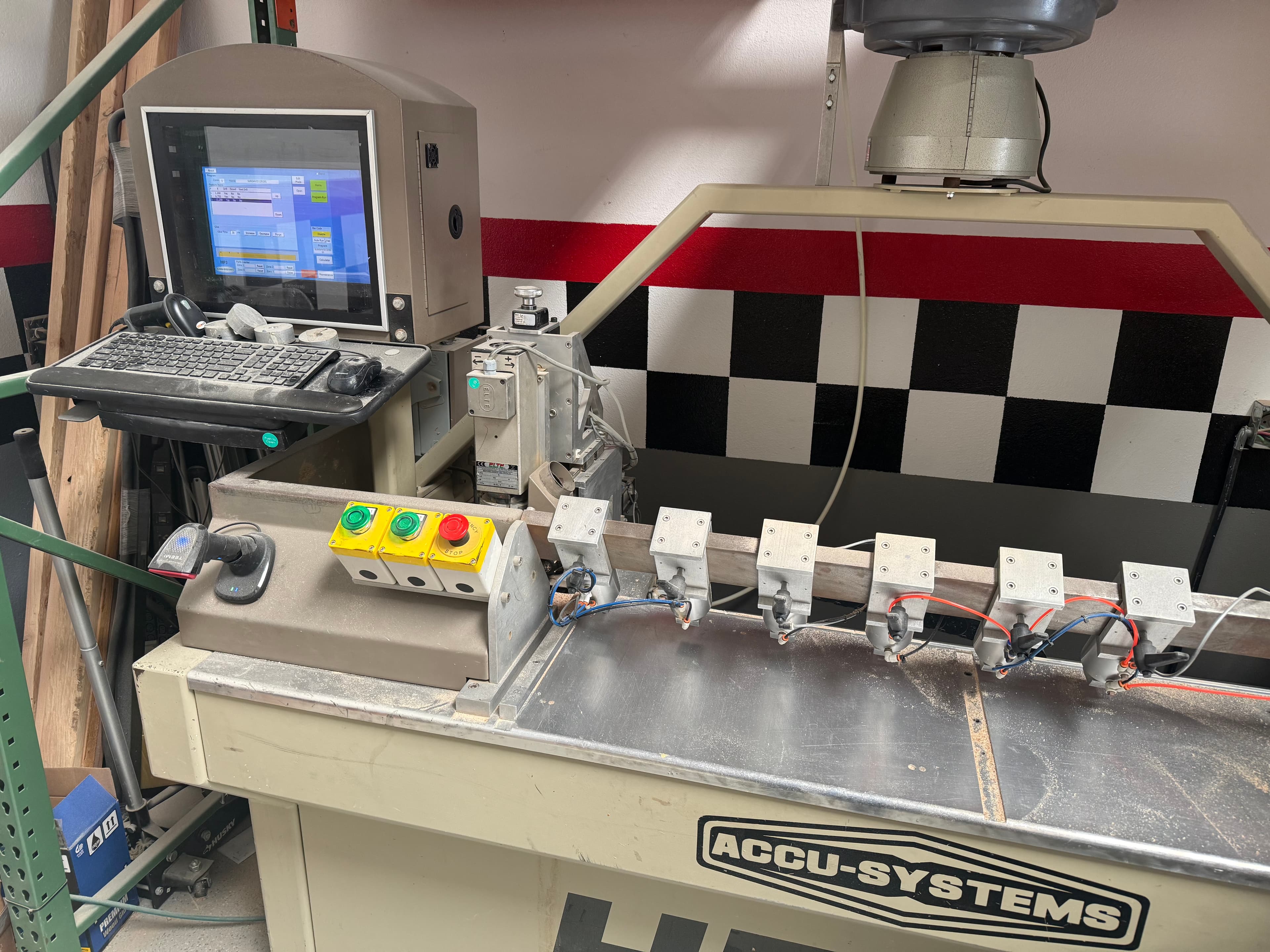Accu-Systems CNC boring machine for precision drill holes