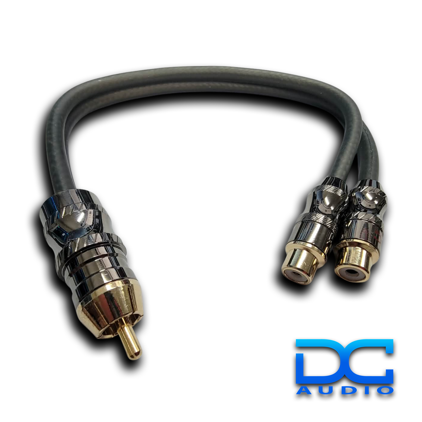 DC Audio Platinum Series RCA's 1M-2F Y Connector