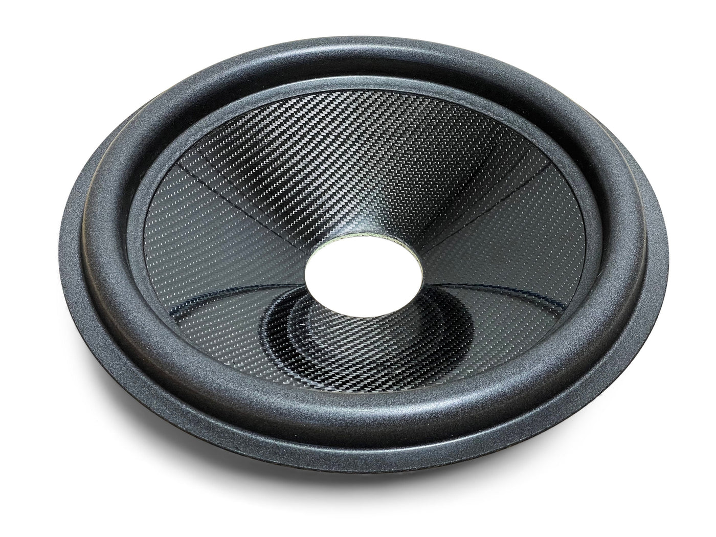 15″ Carbon Fiber Subwoofer Cone - U Roll - 3″ Opening image 0