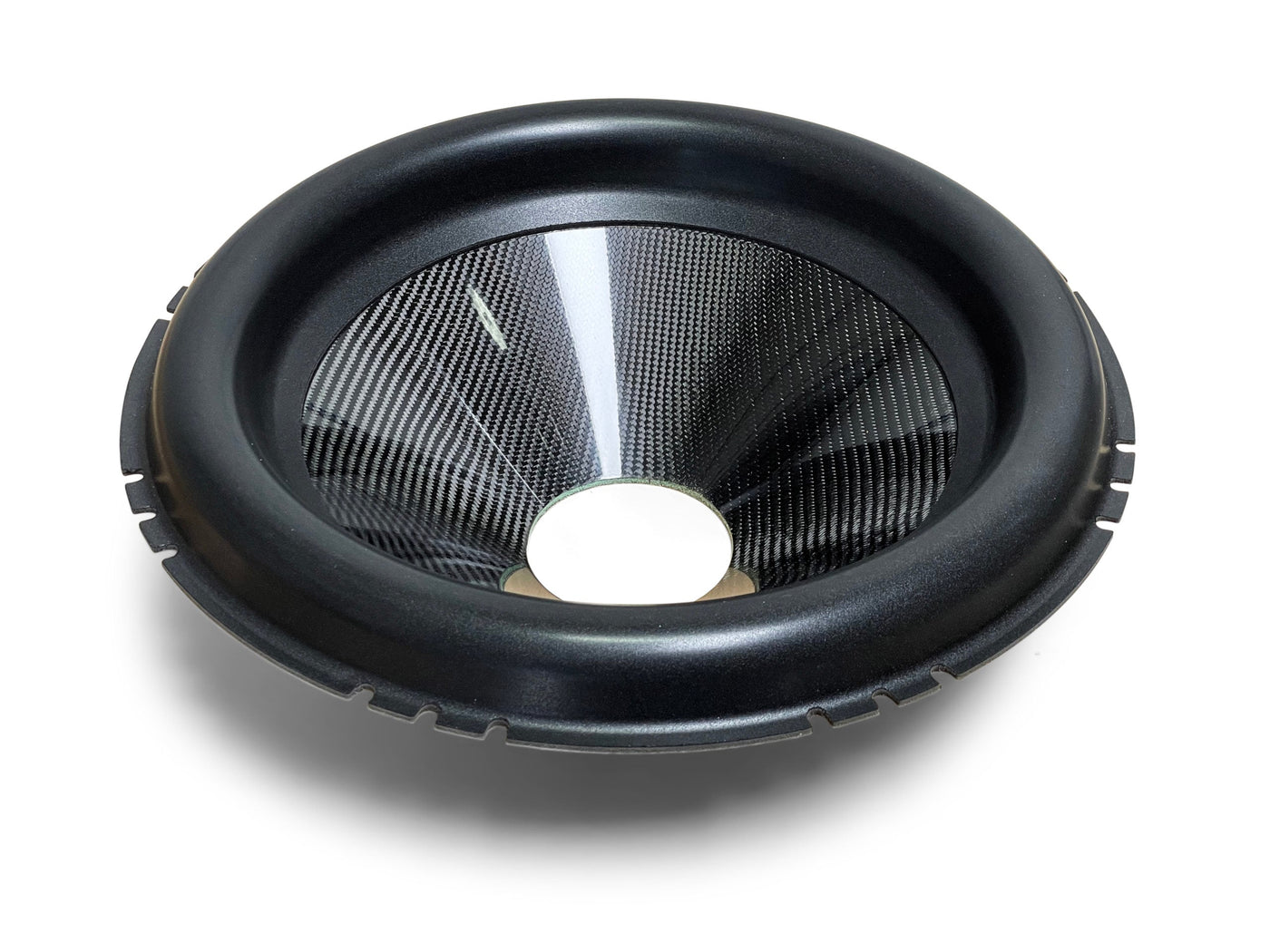 18″ Carbon Fiber Subwoofer Cone - Big Roll - 4″ Opening image 0