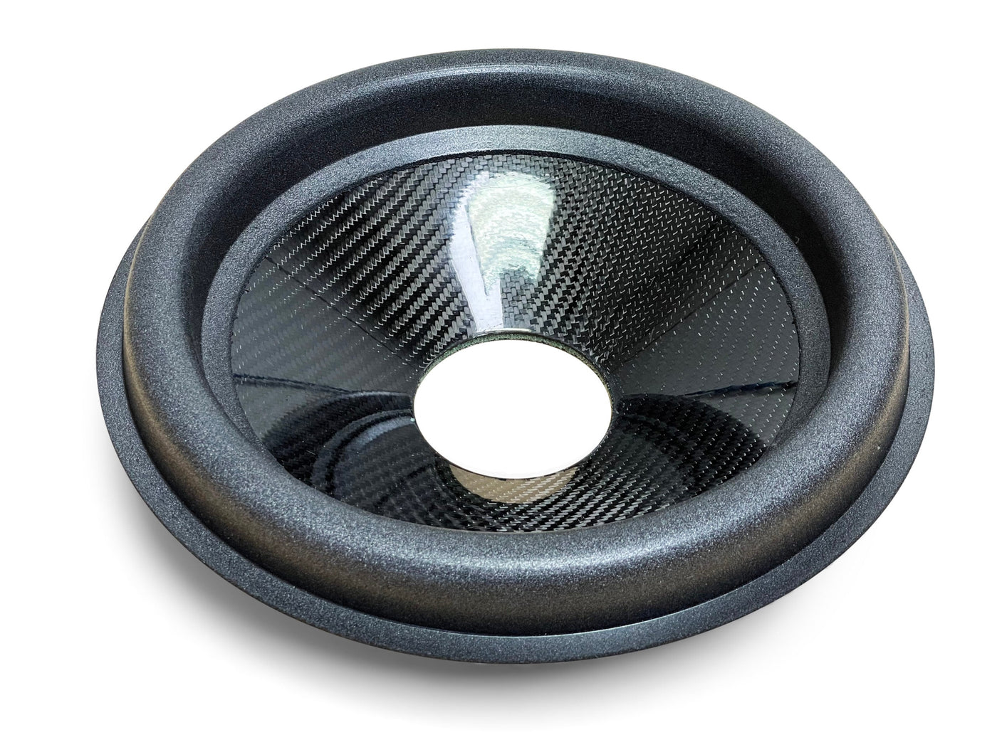 12″ Carbon Fiber Subwoofer Cone - Big Roll - 3″ Opening image 0