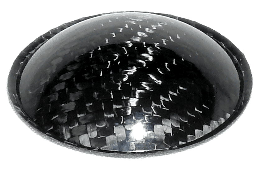 2.13" (54mm) Carbon Fiber Speaker Subwoofer Dust Cap image 0