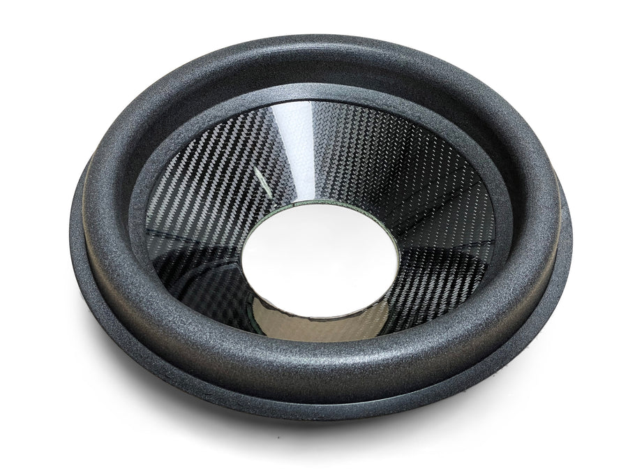 12″ Carbon Fiber Subwoofer Cone - Big Roll - 4″ Opening image 0