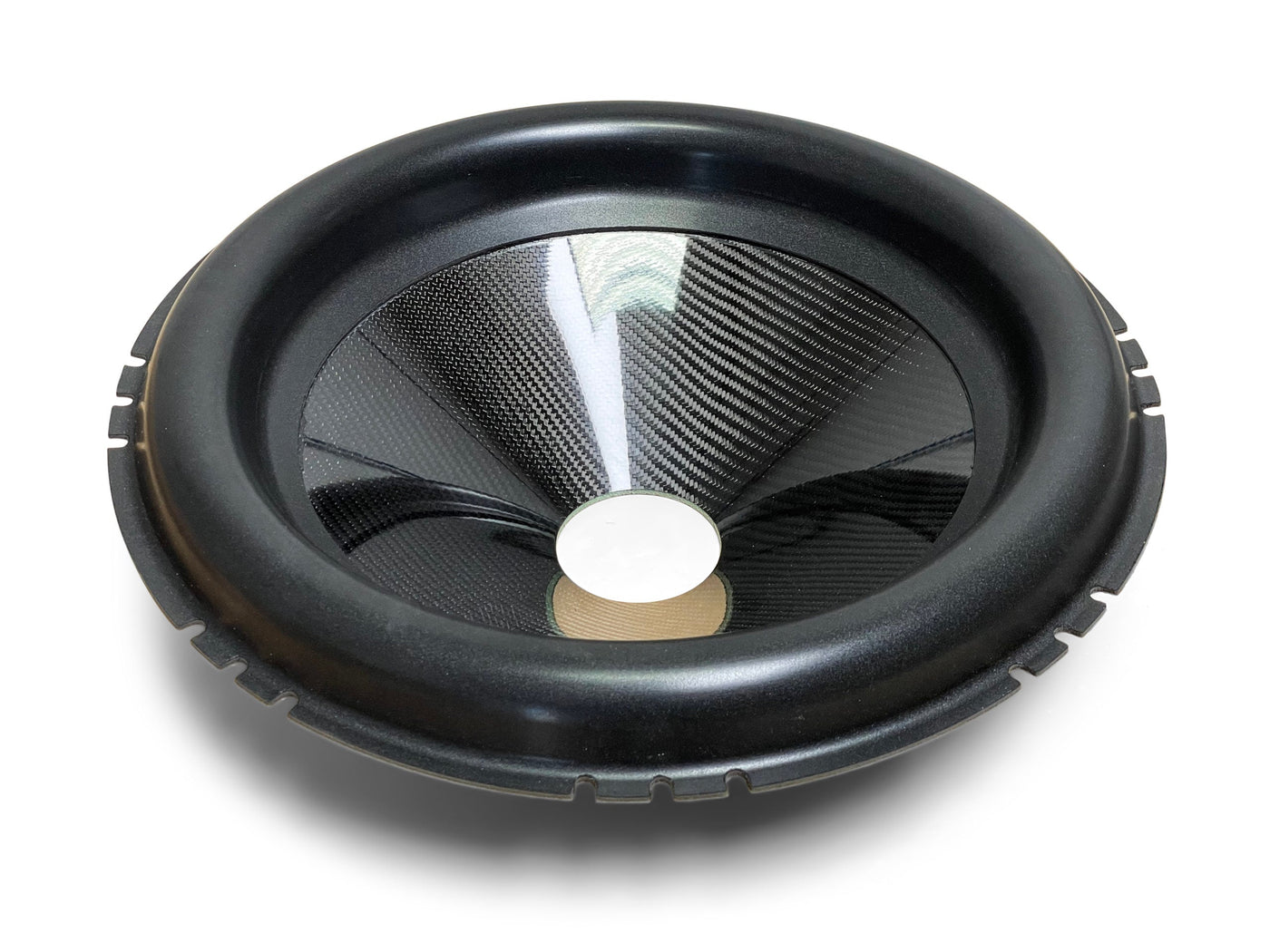 18″ Carbon Fiber Subwoofer Cone - Big Roll - 3″ Opening image 0