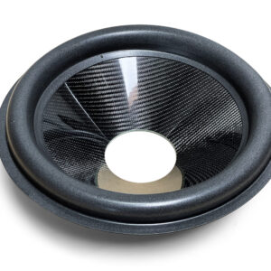 15″ Carbon Fiber Subwoofer Cone - Big Roll - 4″ Opening