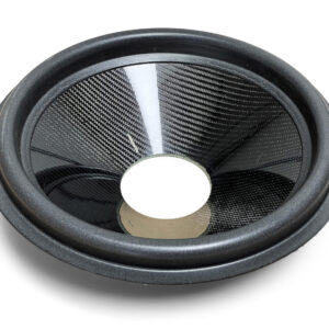 15″ Carbon Fiber Subwoofer Cone - U Roll - 4″ Opening
