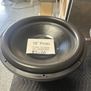18" D1 Subwoofer Prototype - 2000W RMS - BS-70