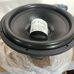 18" D1 Subwoofer Prototype - 2000W RMS - BS-72
